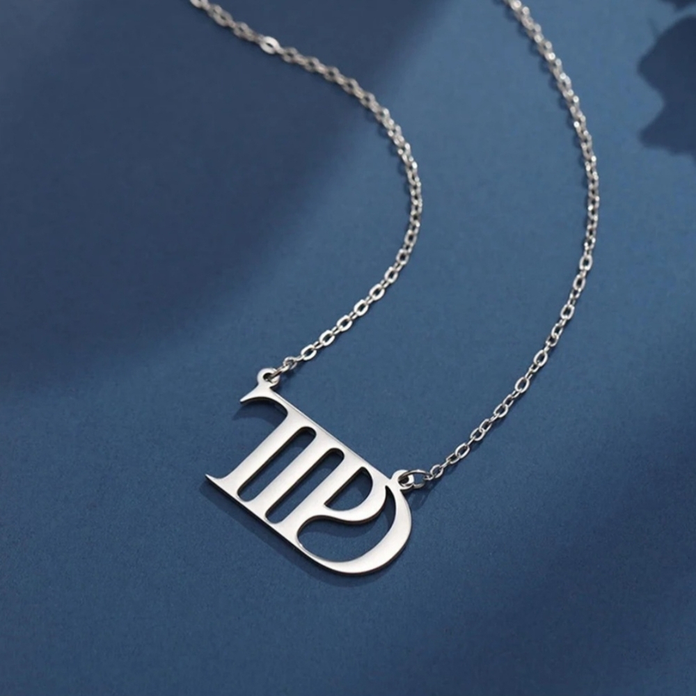 NWOT The Tortured Poets Department Silver Inspired Necklace